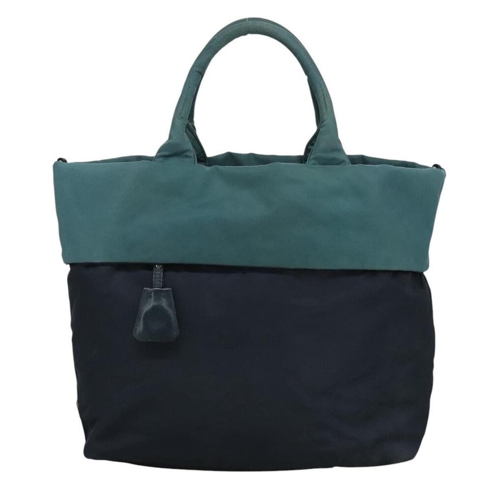 Prada Nylon Tote Bag Navy